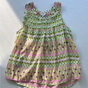 Crown and Ivy print tank blouse. Size large